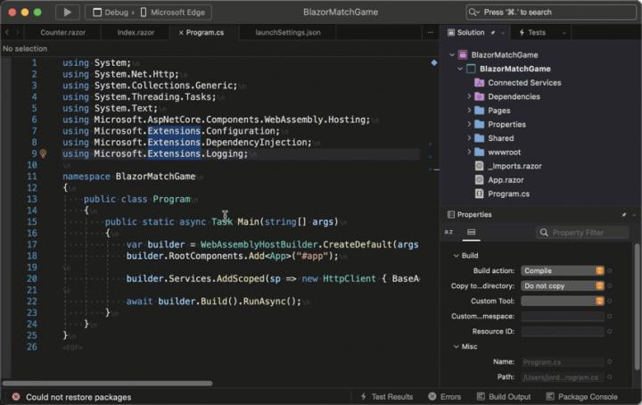 Visual Studio 2022 for Mac Preview 4 released